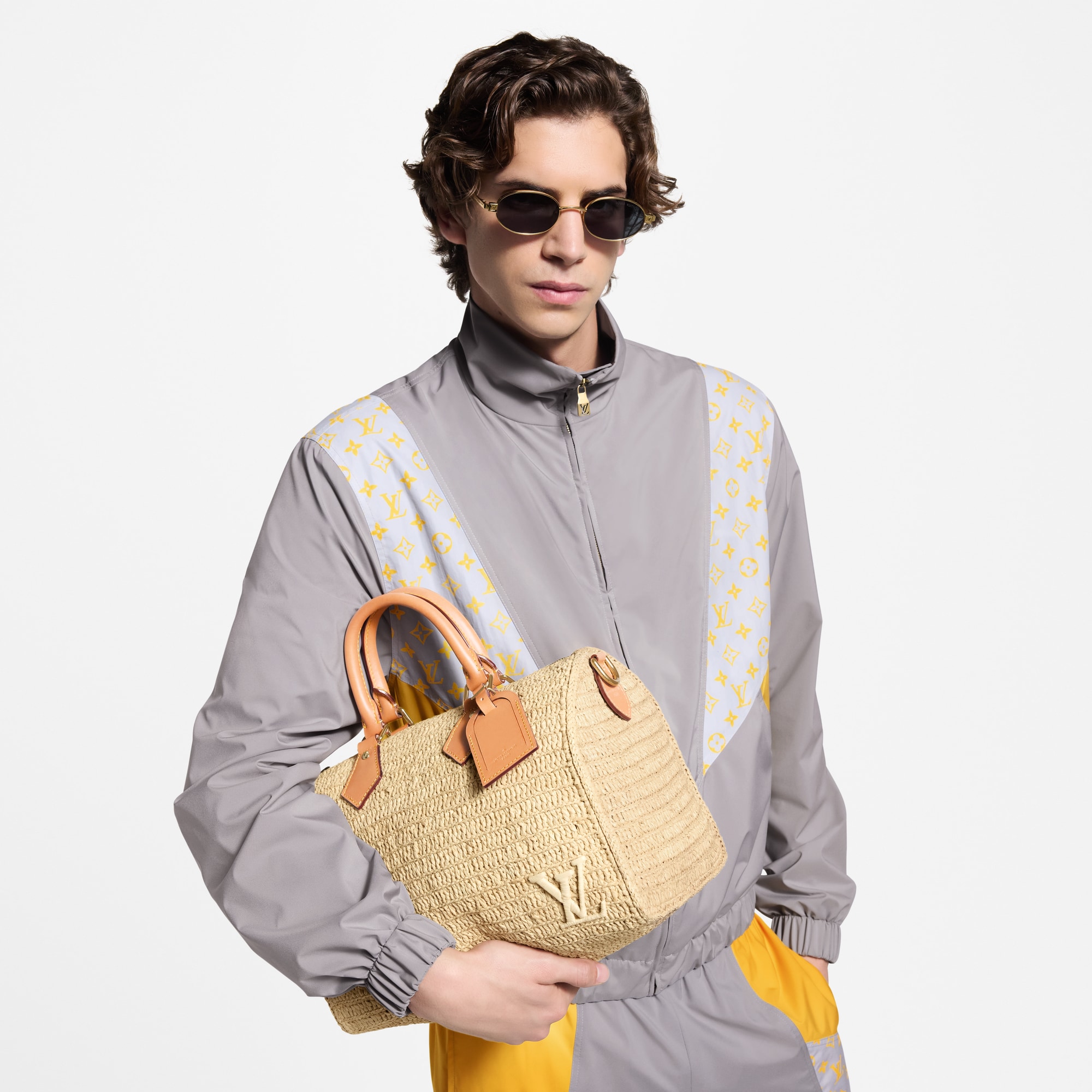 Monogram French Terry Zip-Through Hoodie - Luxury Blue | LOUIS VUITTON